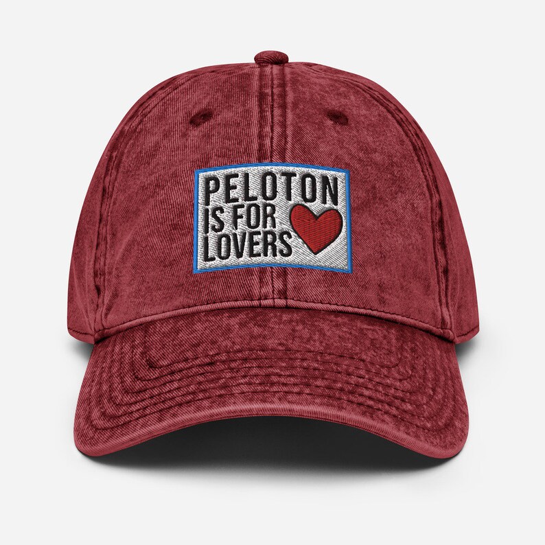 Peloton is for Lovers Vintage Cotton Twill Cap
