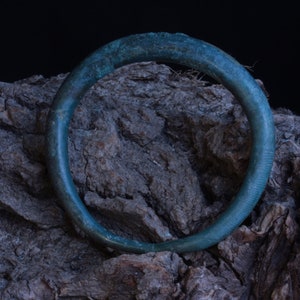 Unique authentic ancient bronze decorated Bracelet Druids (ritual) ca. 12th Century BC/ Bronze Age/celtic/excavated/Rare Archaeological Find