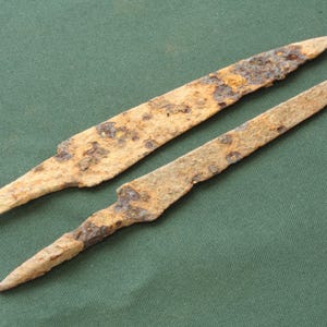 Authentic Medieval forged knives of the Viking Age / Viking artifact / Authentic iron blade Kievan Rus/  IX-XII CAD / Archaeological find