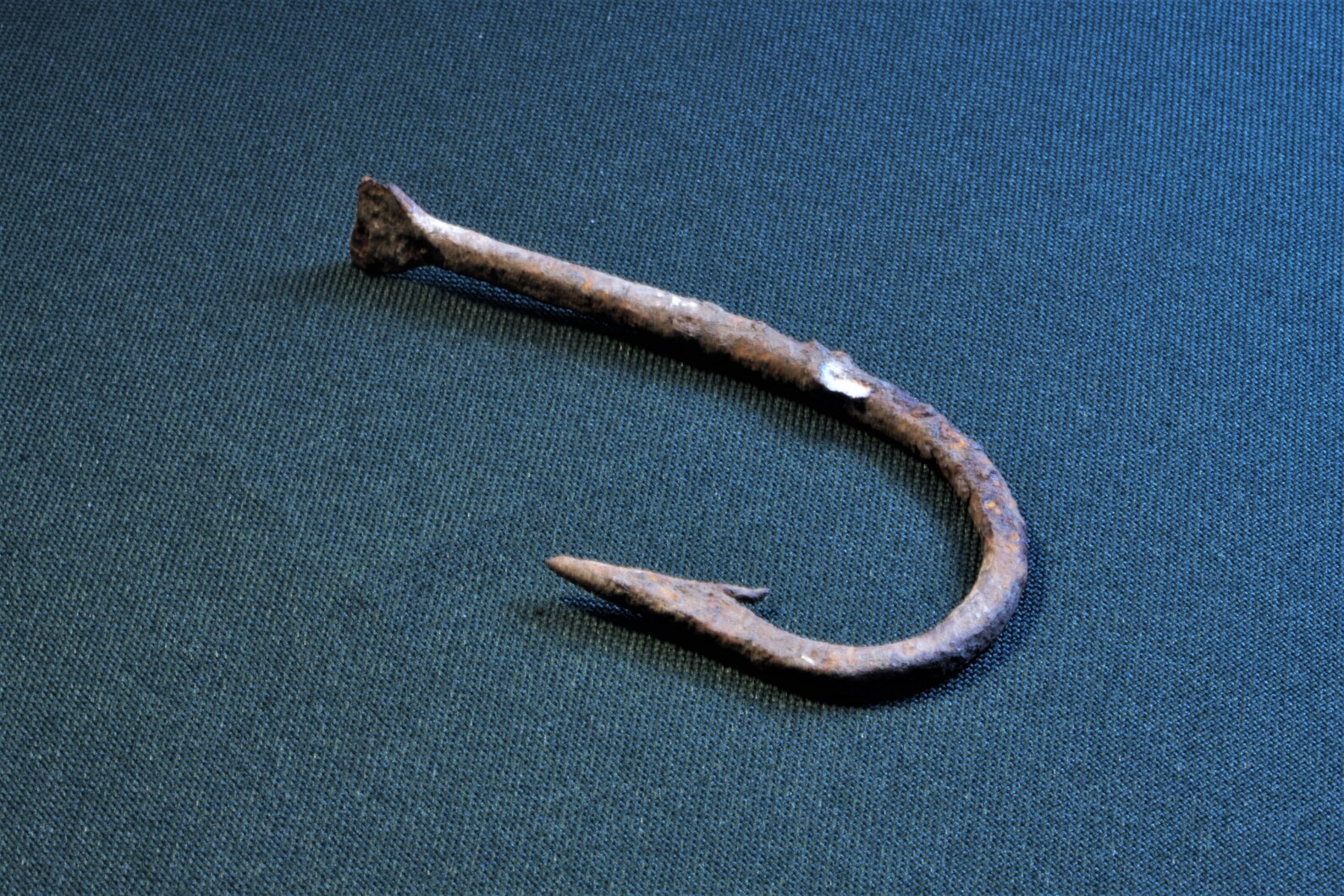 Ancient ROMAN or BYZANTINE Iron Fish Hook Ca V- X C. AD. an Authentic ...