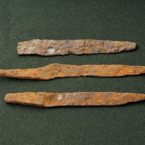 Authentic Medieval forged knives of the Viking Age / Viking artifact / Authentic iron blade Kievan Rus/  IX-XII CAD / Archaeological find