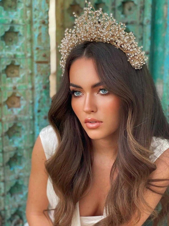 Bridal Rhinestone Full Crystal Girl's Tiara Headband Jewelry Hair Accessories 