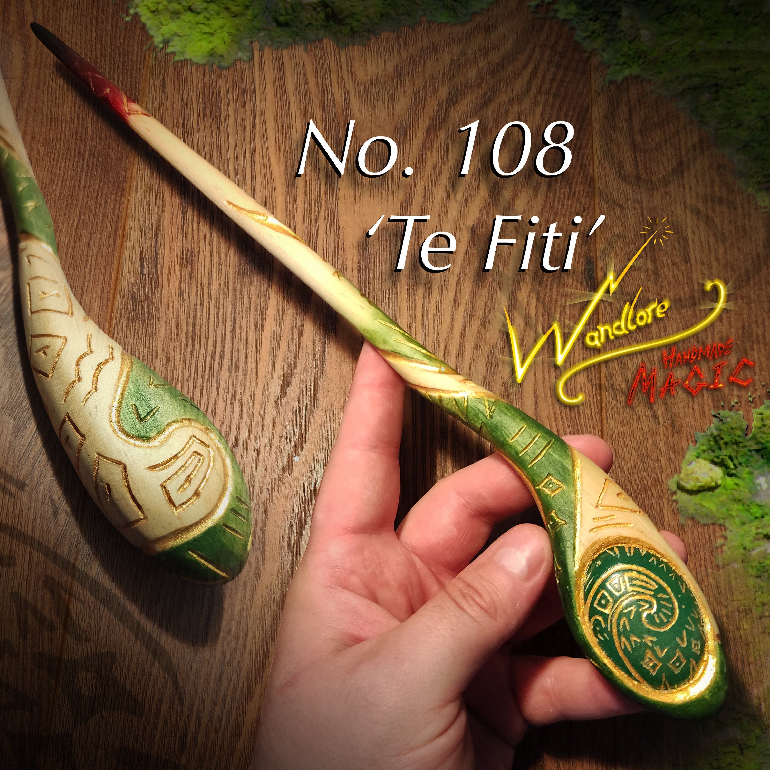 Handmade Custom Wand No. 108 'te Fiti' FOR SALE - Etsy