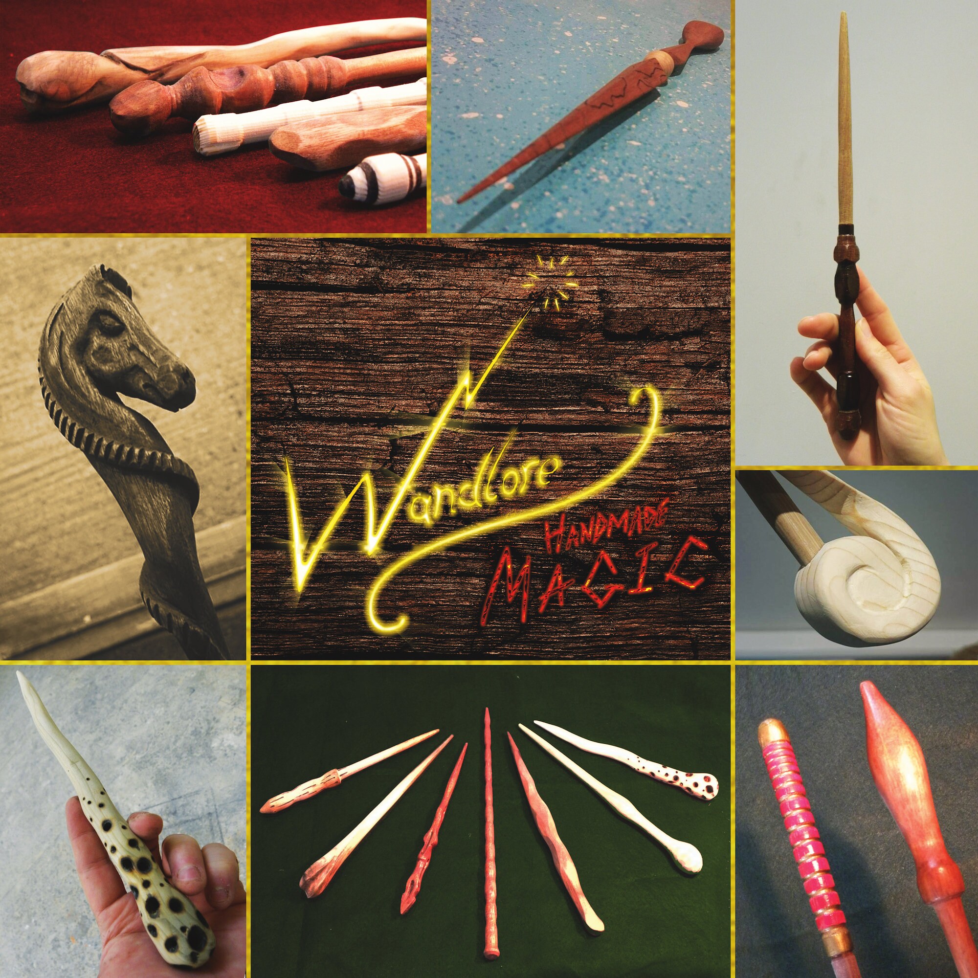 Custom Wand Creation Get in Touch Wizard Unique Wooden Magic Wands