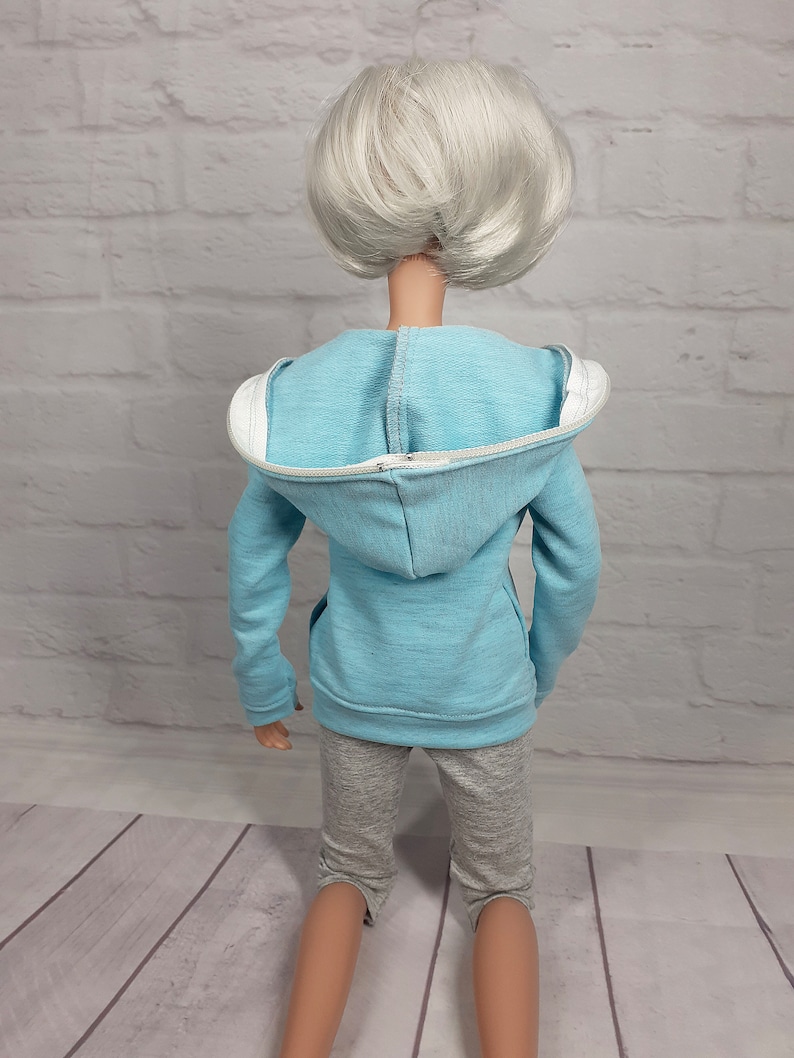 Hoodie für 1/3 bjd smart doll dollfie dream Kapuzenjacke in 3 Farben zdjęcie 3