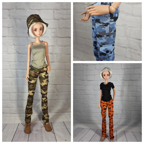 Cargo Hose  Camouflage 3 Farben für  Smart doll