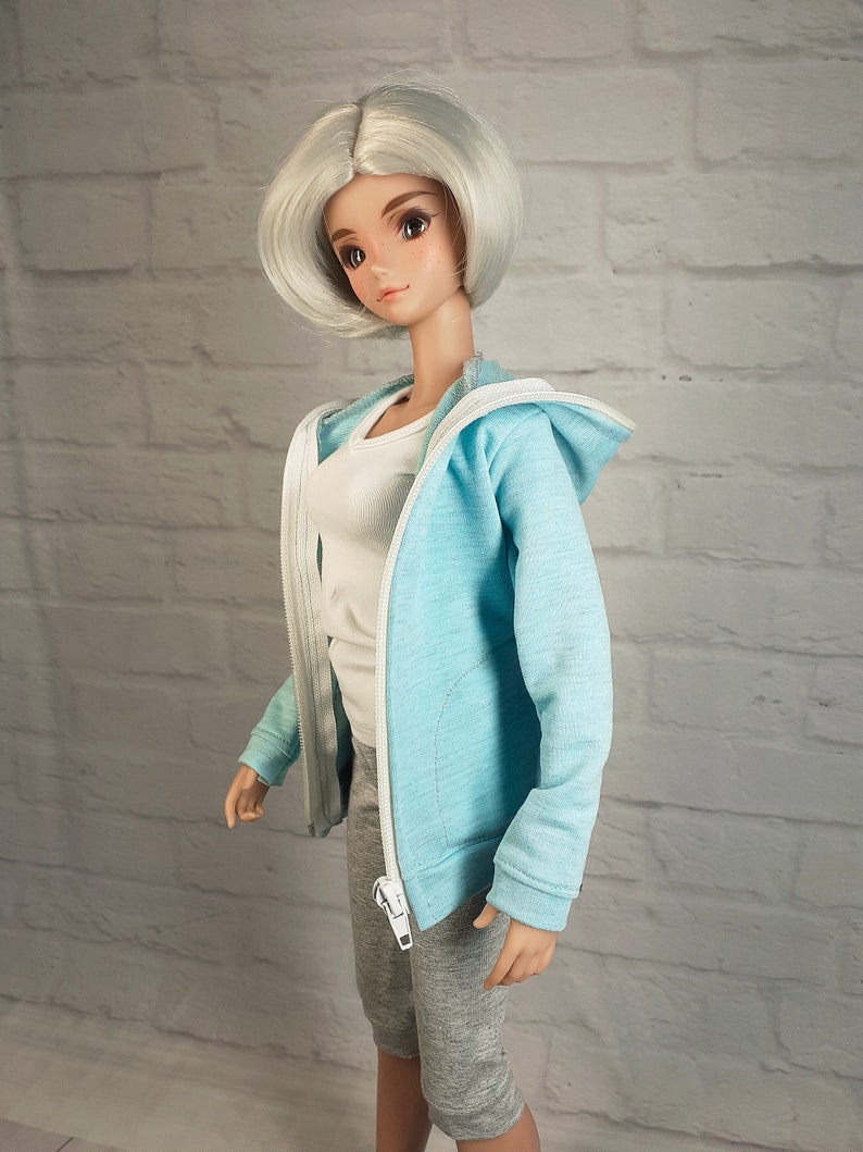 Hoodie für 1/3 bjd smart doll dollfie dream Kapuzenjacke in 3 Farben zdjęcie 2