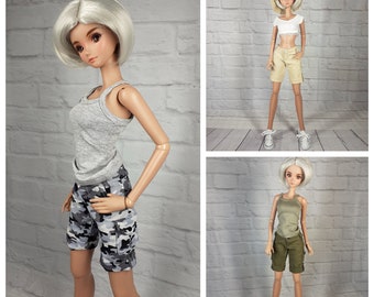 Cargo Shorts  2 Farben für  Smart doll