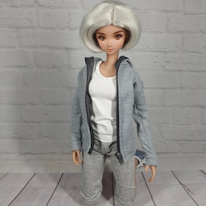 Hoodie für 1/3 bjd smart doll dollfie dream Kapuzenjacke in 3 Farben zdjęcie 4