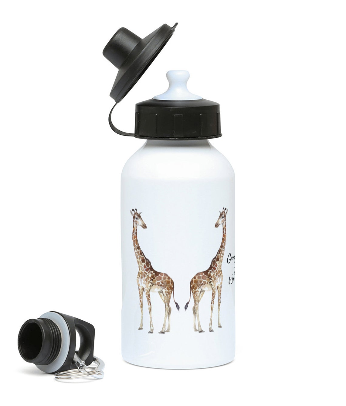 Groovy Giraffe Water Bottle giraffe gift school water Etsy