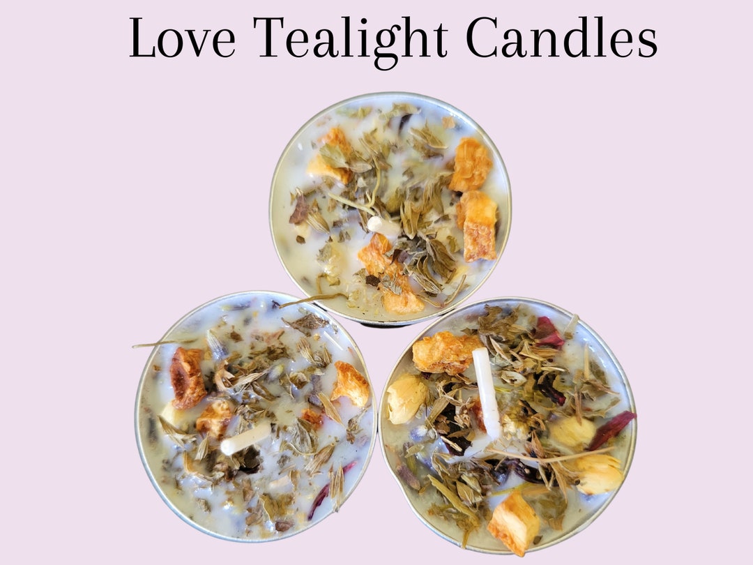 Love Tealight Spell Candles Relationships Twin Flames Soul Etsy