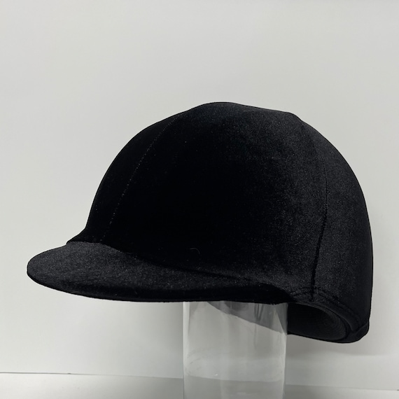 Cache-casque D'équitation Stretch Velours Côtelé Marron - Taille Au Choix - Fait Main En Australie