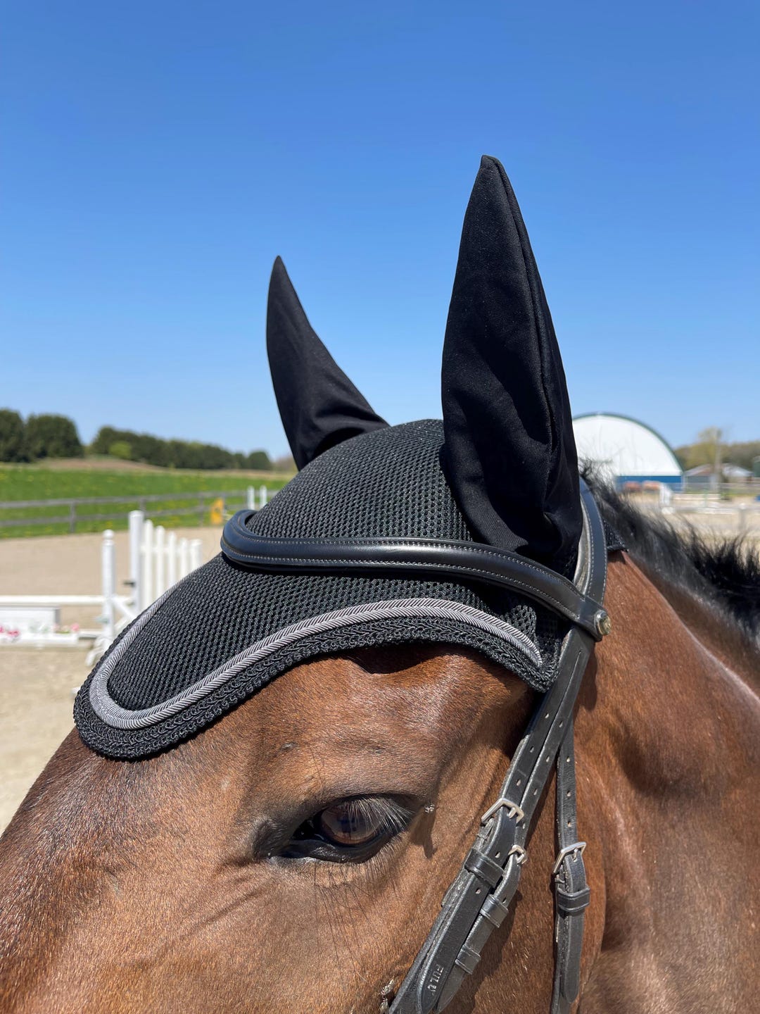 CHOOSE Your SIZE BONNET, in Black Mesh With Steel Gray,grey Accent ...
