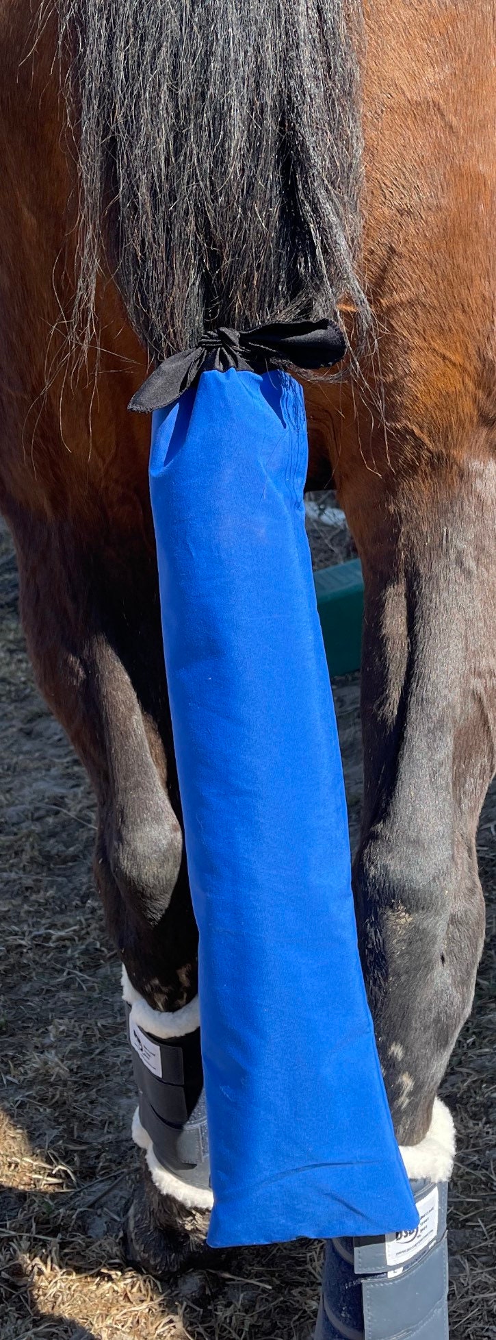 HORSE TAIL BAGS in WaterResistant Fabric in Blue or Green Etsy