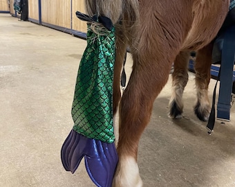 TAIL BAG For MINIATURE Horses and Small Ponies, Mermaid Style!!!
