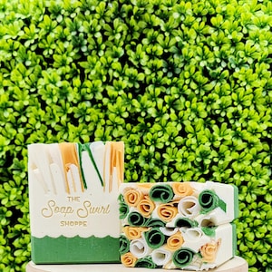 Gardenia Artisan Soap Bar: Vegan Cold Process Soap