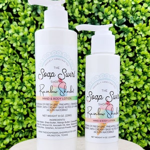 Rainbow Sherbet Lotion: Handmade Shea & Mango Butter Cream