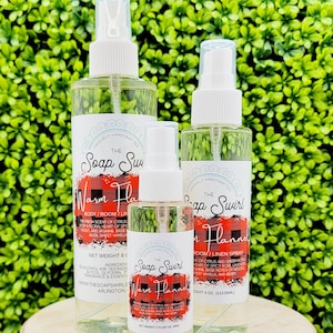 Warm Flannel Body, Room & Linen Spray, Body Spray, Fragrance Spray, Fragrance Mist, Room Spray, Fragrance, Holiday Gift, Stocking Stuffer