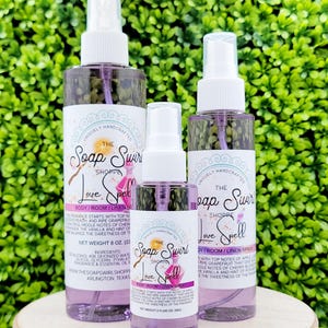 Love Spell Body, Room & Linen Spray, Body Spray, Fragrance Spray, Fragrance Mist, Gift for Her, Room Spray, Fragrance, Mothers Day