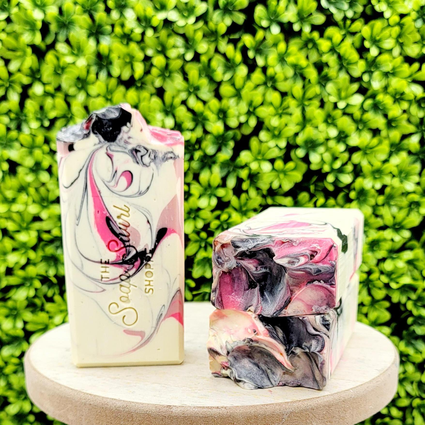 Pink Sugar Artisan Soap Bar, Handmade Soap, Vegan Soap, Cold Process Soap, Birthday, Wedding, Bridesmaid, BFF Gift,