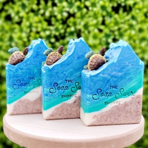 Ocean Vibes Soap Bar: Vegan Cold Process Soap image 3