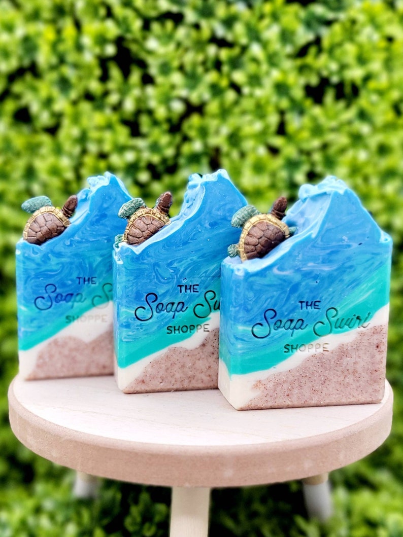Ocean Vibes Soap Bar: Vegan Cold Process Soap image 3