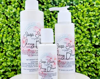 Cherry Blossom Hand & Body Lotion, Hand Lotion, Body Lotion, Natural Lotion, Handmade Lotion, Hand and Body Cream