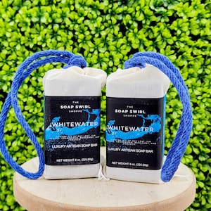 Whitewater Soap on a Rope: Vegan Cold Process Soap