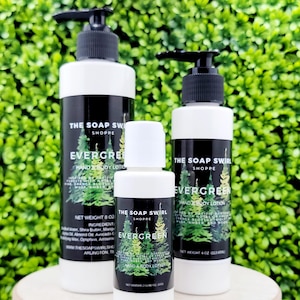 Evergreens Hand & Body Lotion: Natural Pacific Northwest Scent
