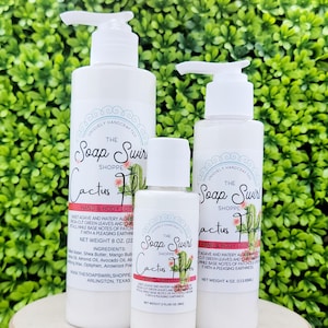 Cactus Flower Hand & Body Lotion: Shea Butter, Aloe
