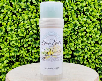 Very Vanilla Handmade Deodorant: Natural, Vegan, Baking Soda Free