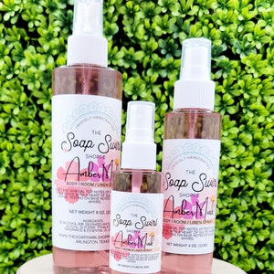 Amber Musk Body, Room & Linen Spray, Body Spray, Fragrance Spray, Fragrance Mist, Gift for Her, Room Spray, Fragrance, Mothers Day