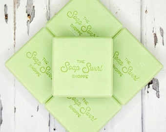 Handmade Vegan Apple Cider Vinegar Soap Bar: Light Green Apple Scent