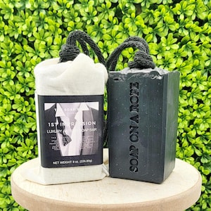 1st Impression Soap on a Rope: Vegan Cold Process Soap