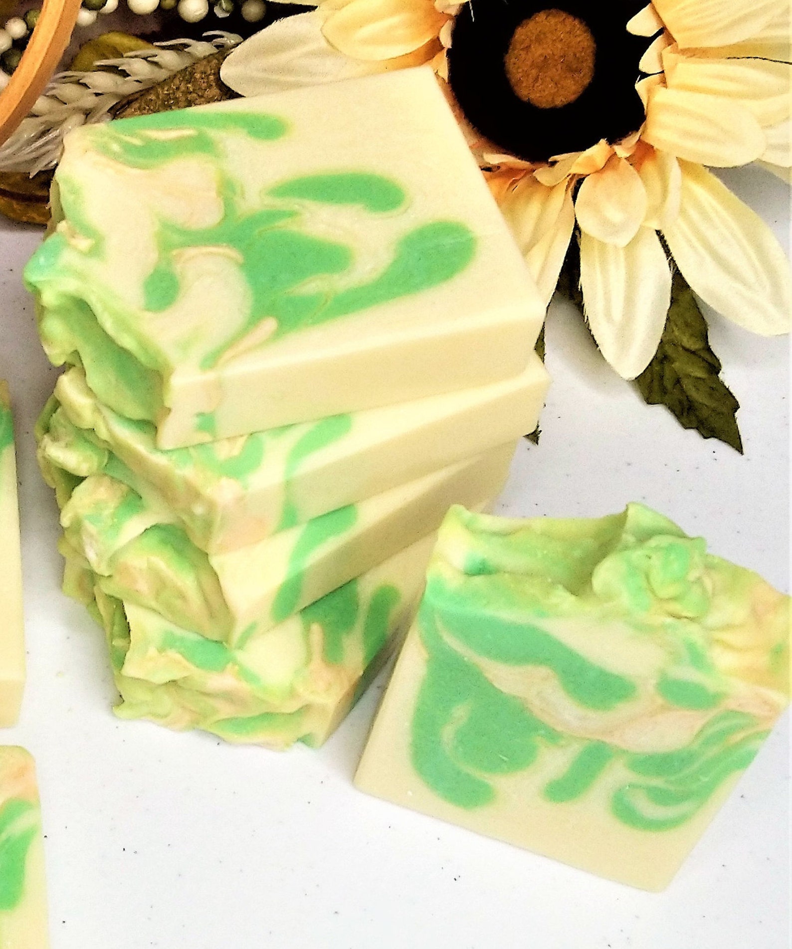 Green Apple Soap Hand Made Soap Bar Handmade Bath Soap Etsy
