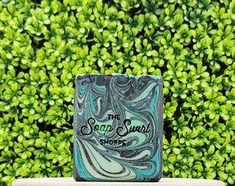 Black Sea Handmade Vegan Soap Bar, Ocean Amber Vanilla Scent