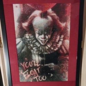 Dipinti di diamanti inquietanti - Set di 4 opere d&#39;arte horror finite