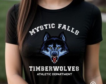 The Vampire Diaries Mystic Falls Timberwolves Shirt, Team Stefan Shirt, Mystic Falls Salvatore 17 Shirt, Mystic Falls Shirt, TVD Merch