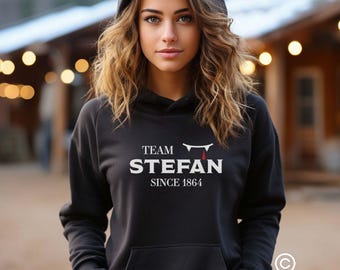 Team Stefan Since 1864 Hoodie, The Vampire Diaries Merch, Stefan Salvatore Shirt, Mystic Falls Shirt, Team Stefan Shirt, TVD Forever