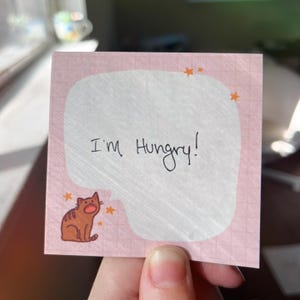 Screaming Cat Sticky Notes