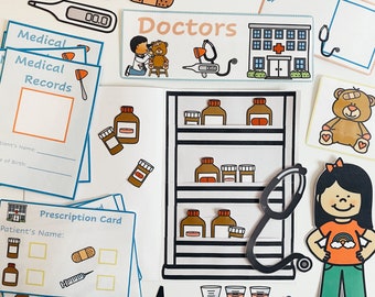 Pretend Play Doctors and Nurses | Teaching Resources |  Early Years | Dramatic Play | Home School Learning | Kid's Activity | Key Stage 1