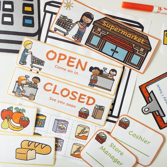 Teaching Resources | Supermarket Activity Pack | Early Years Education | No Prep Needed | Home School | Maths, Reading, Writing Skills | KS1