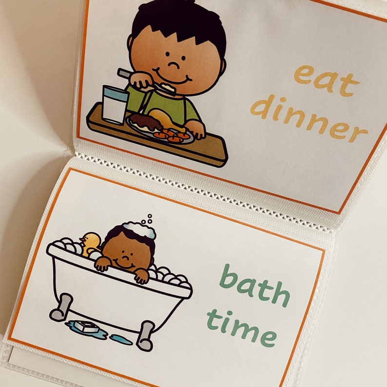 Routine Books Visual Timetable Starting School Toddler, Pre School ...