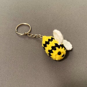 Bee Silly Key Rings, Bag Accessories with cute Bees, Bumble Bee Key Ri –  Fusionblenduk