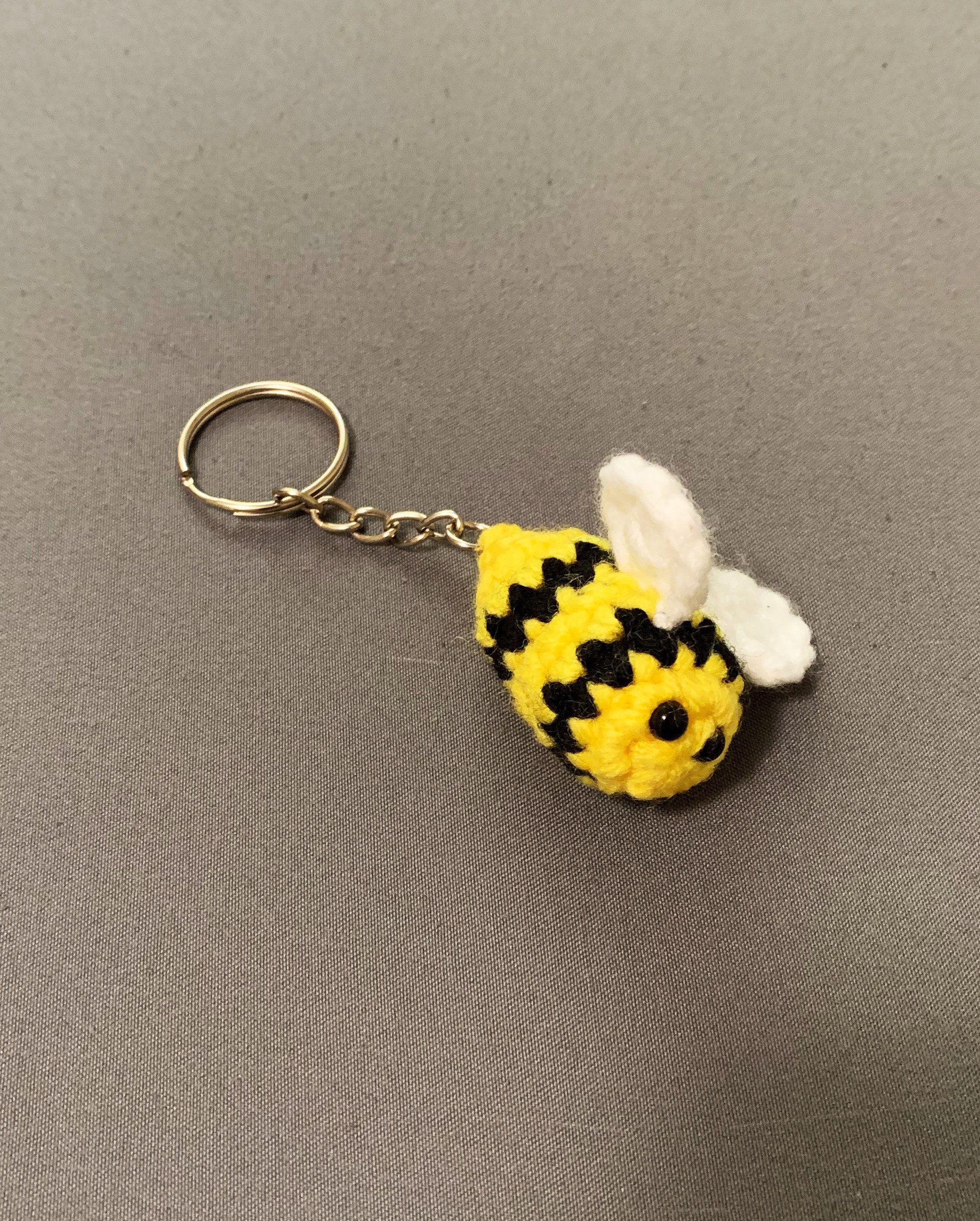 Bee Keychain - Etsy
