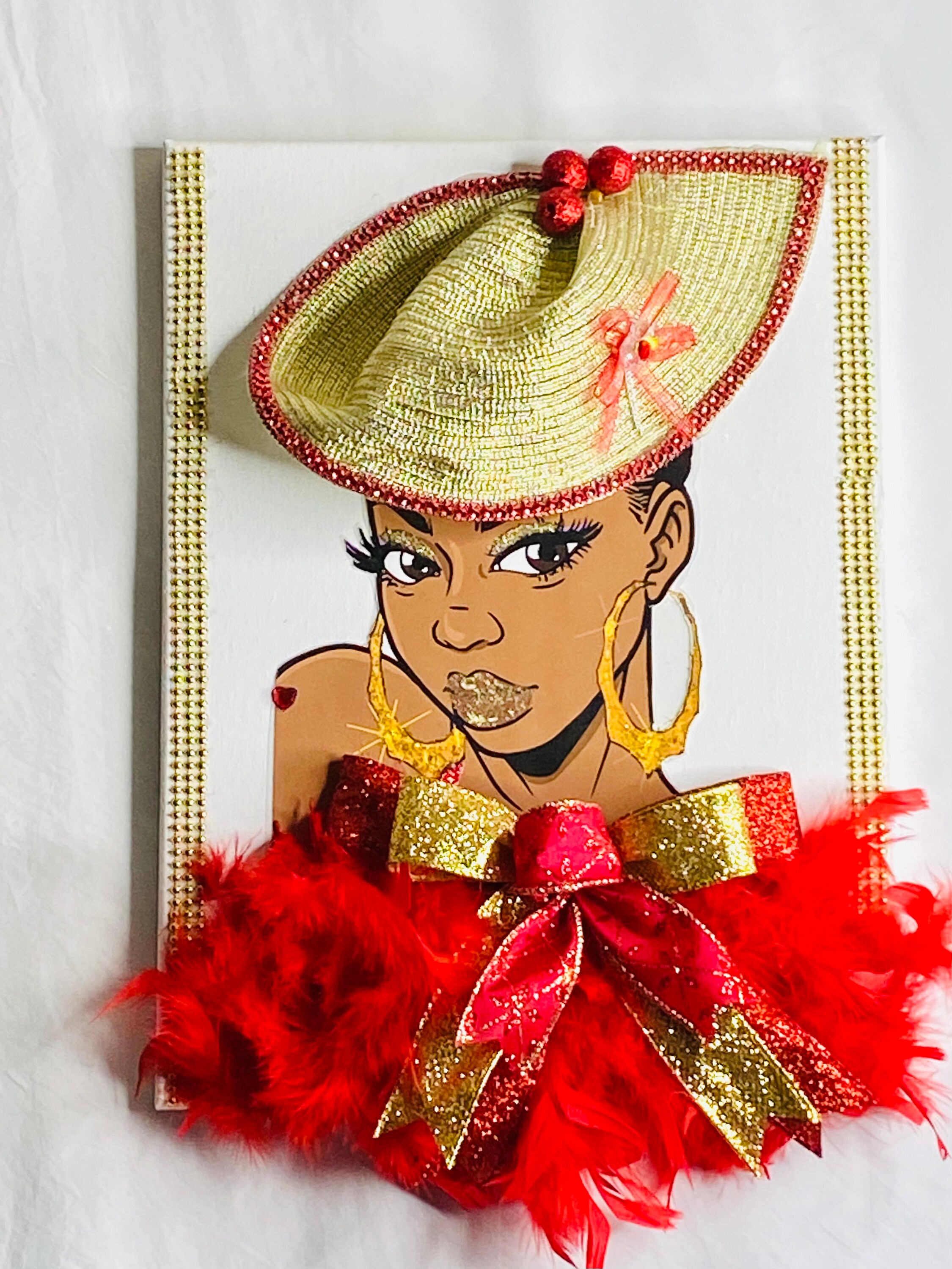 Diva canvas decor African decor Black history decor Diva Etsy