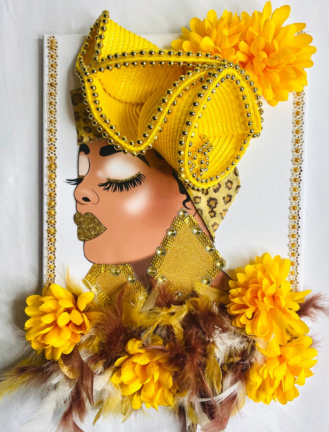 Diva canvas decor African decor Black history decor Diva Etsy