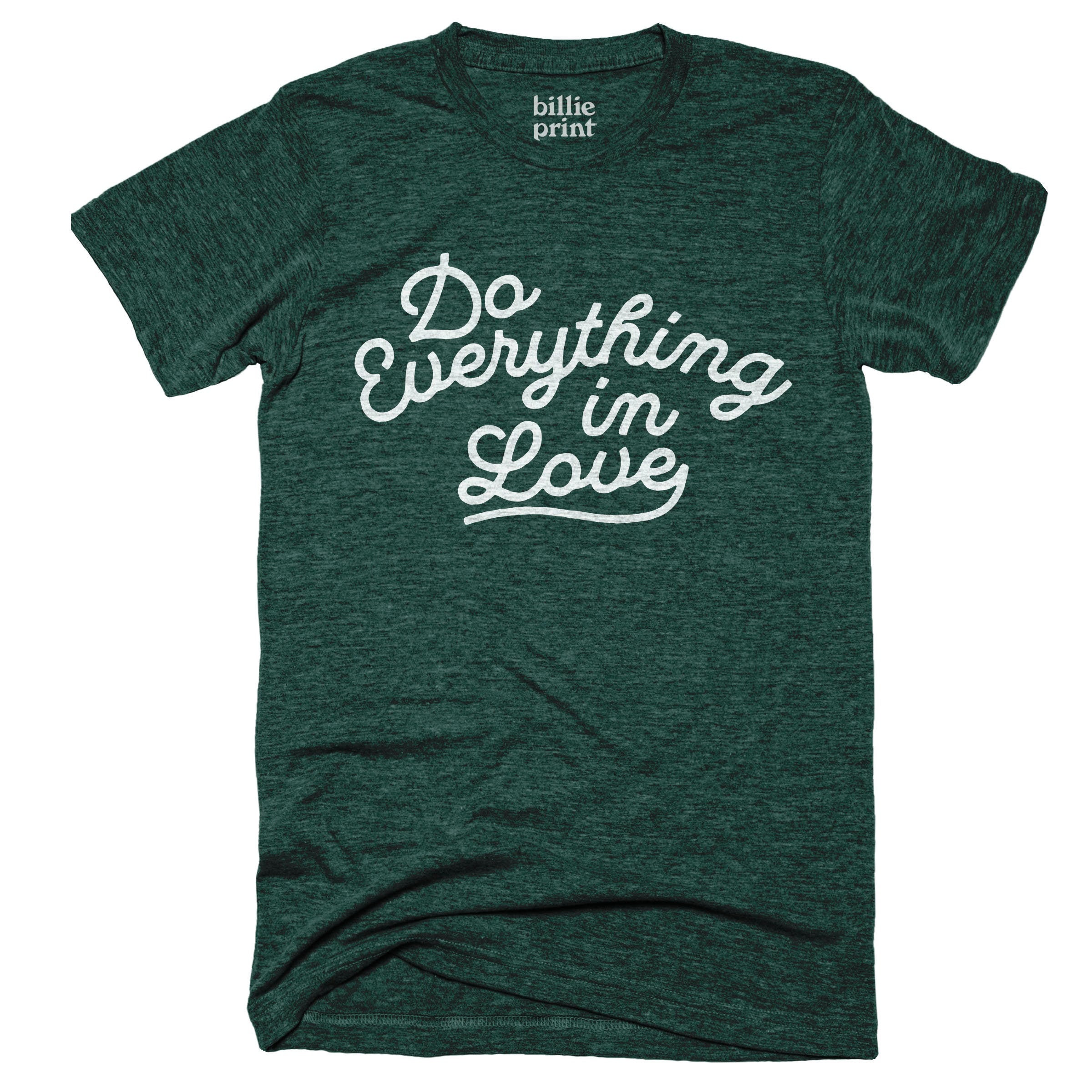 love slogan t shirt