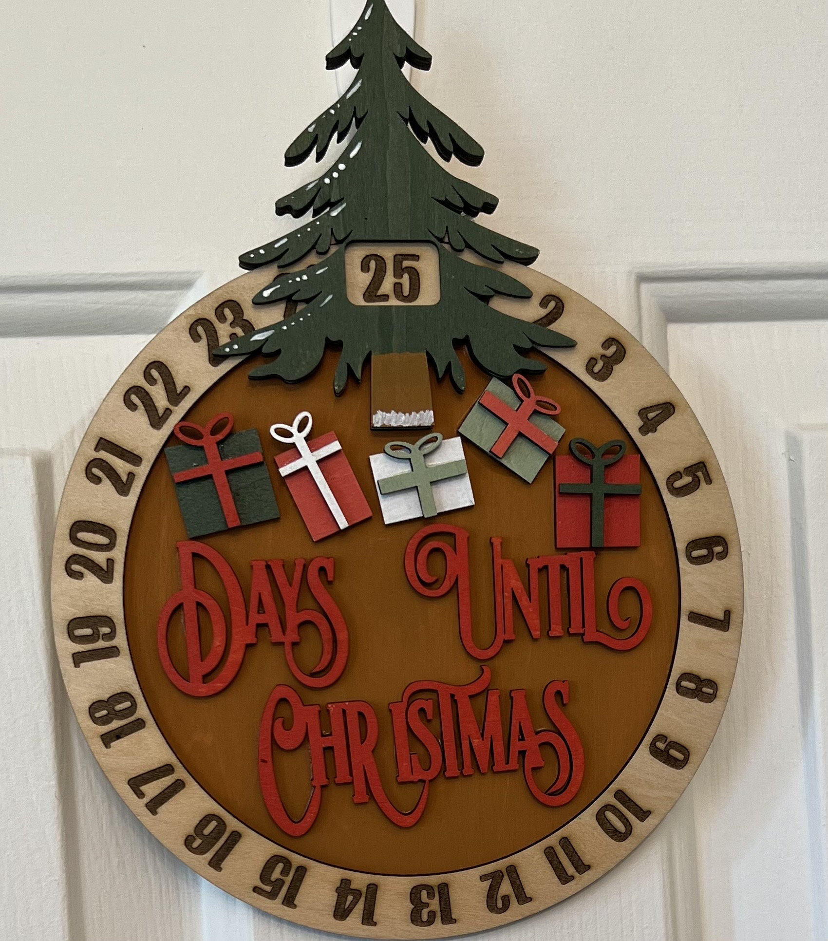Tree Countdown Poster Christmas Tree Countdown - Etsy