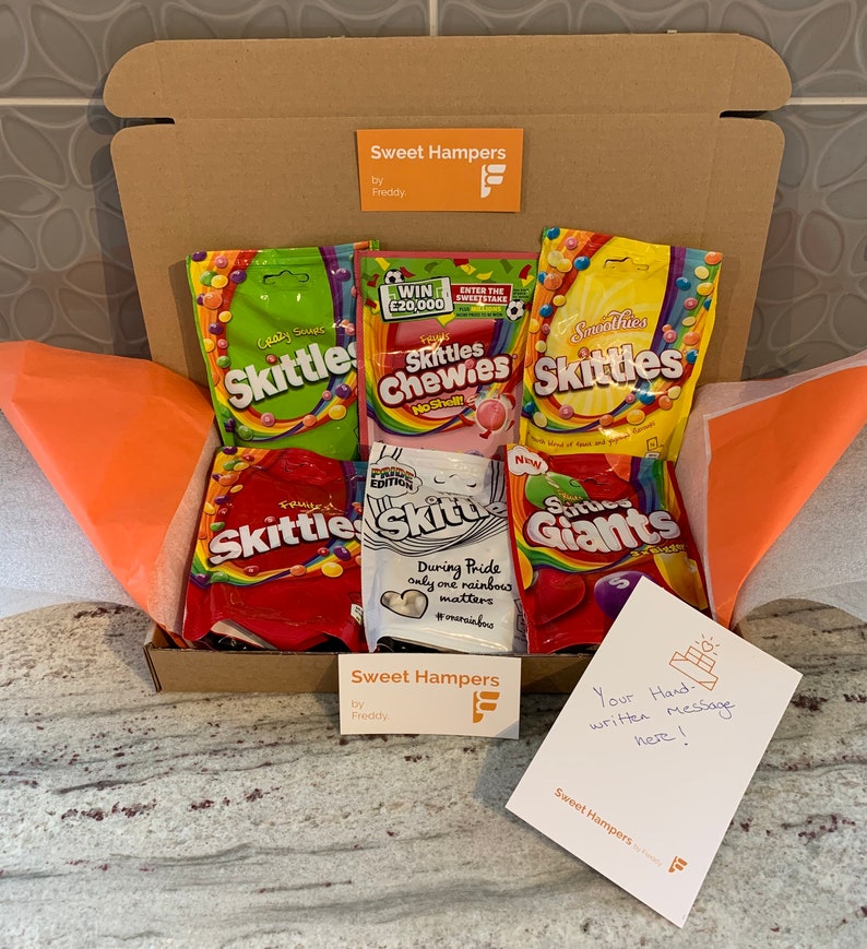 Large Skittles Assortment Sweet Hamper Gift Etsy